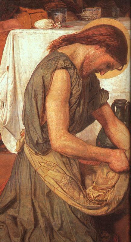 Brown, Ford Madox Christ Washing Peter\'s Feet oil painting picture
